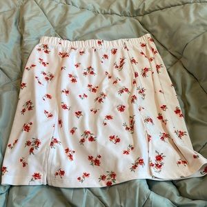 Flower mini skirt